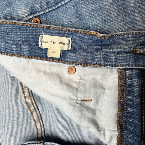 Madewell Cali Demi Boot Jeans in Timpson Wash Size 32 - Picture 5 of 8